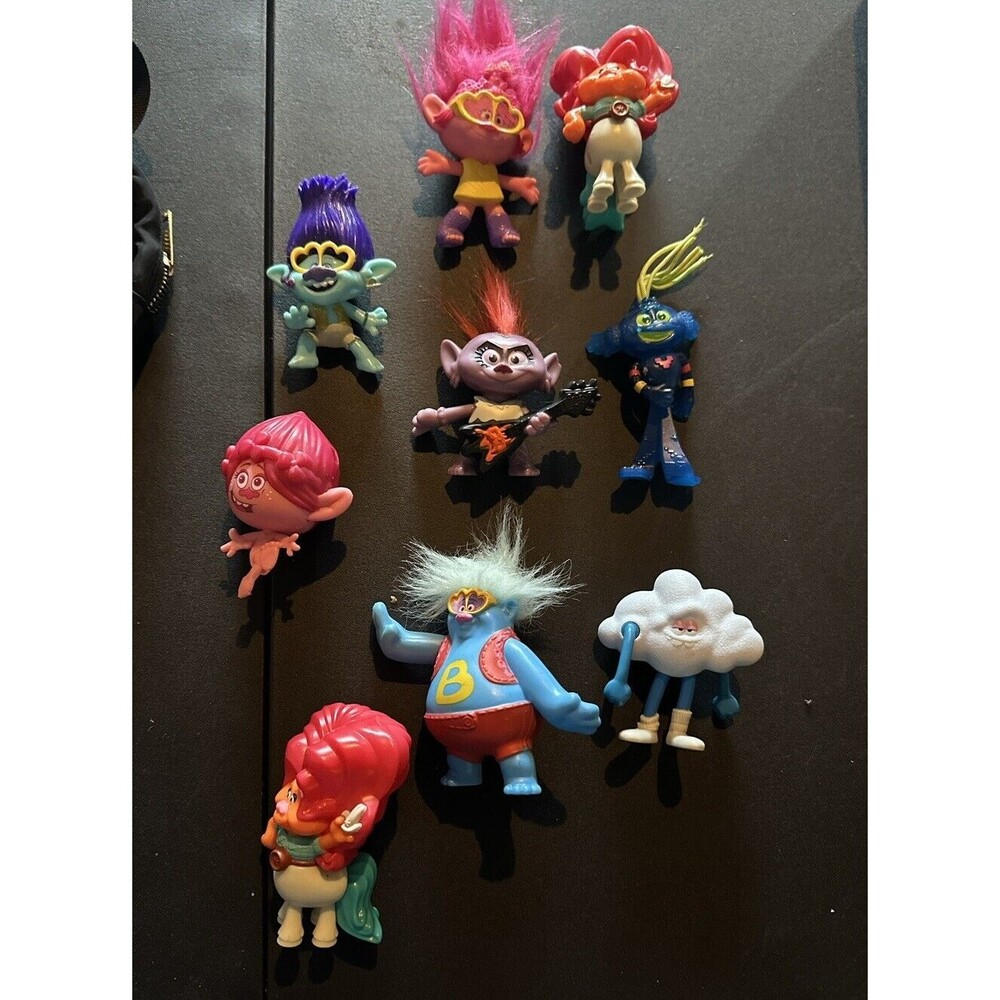 Trolls Movie Figure Toy Figurine DreamWorks 9 Pieces Collectible